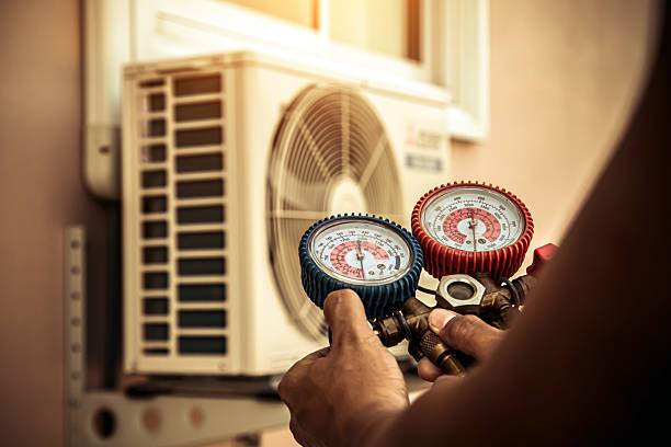 Professional Ac Installation technician working in Franklinville, NC